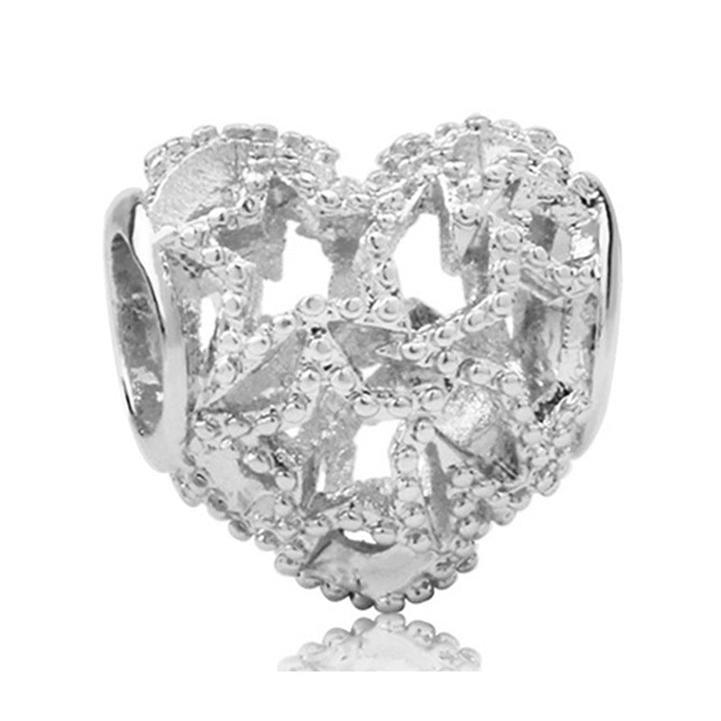 Pandora Charms Silver Hearts