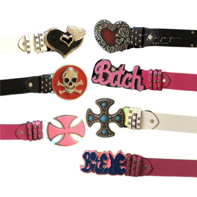 Y2K Style Belt MIX